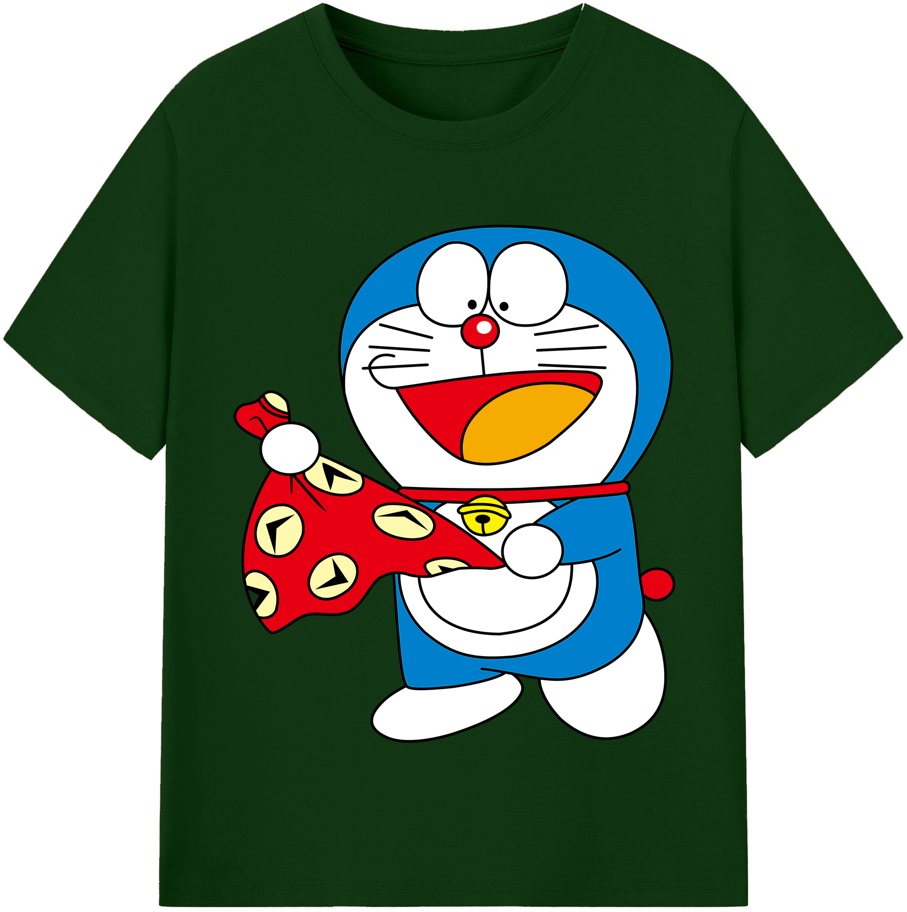 （画像用） ドラえもん Doraemon 綿100％半袖Tシャツ（フロントプリント）